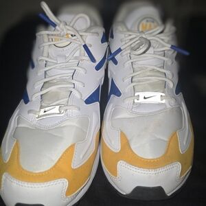 Nike White and Orange Sneakers